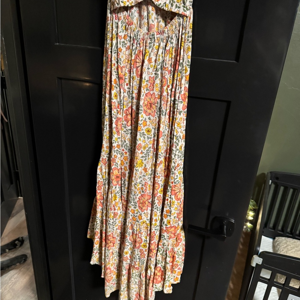 Floral Puff Sleeve Midi Dress - Picture 10 of 13